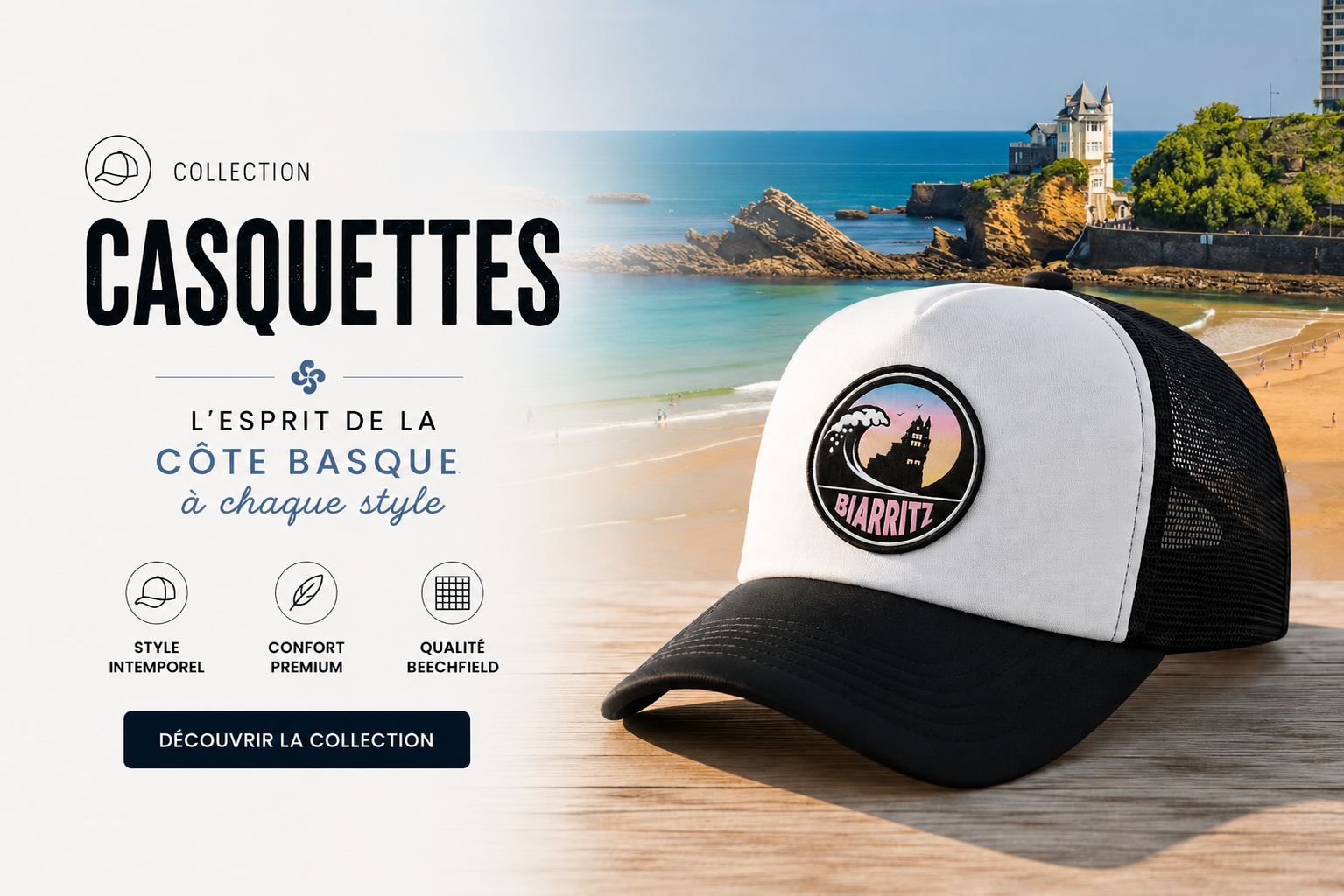Casquettes Côte Basque JASBI