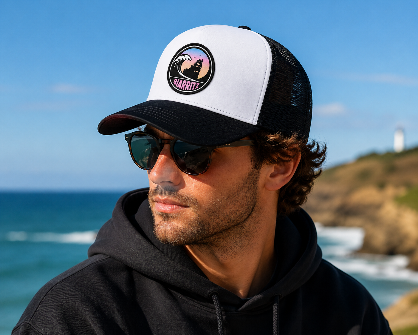 Casquette Trucker – Biarritz Villa Belza Surf Pastel
