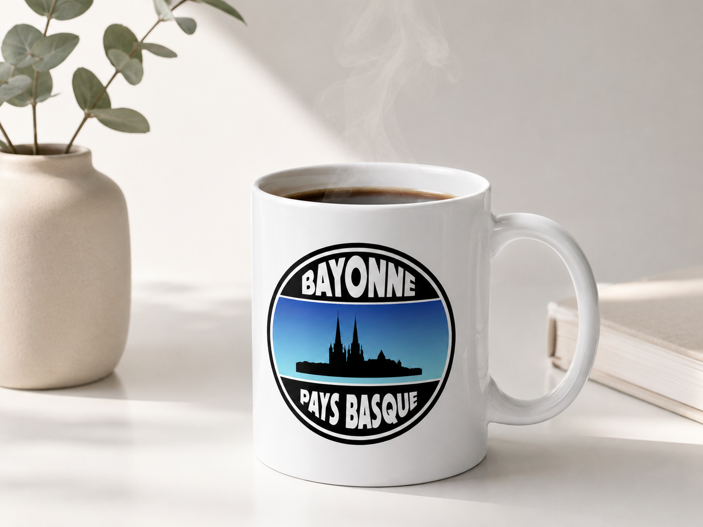 Mug Bayonne – Pays Basque | Collection Panneaux