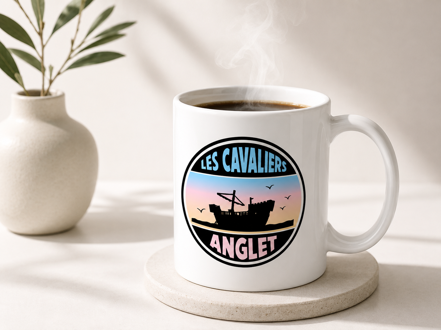 Mug Les Cavaliers – Anglet | Collection Panneaux
