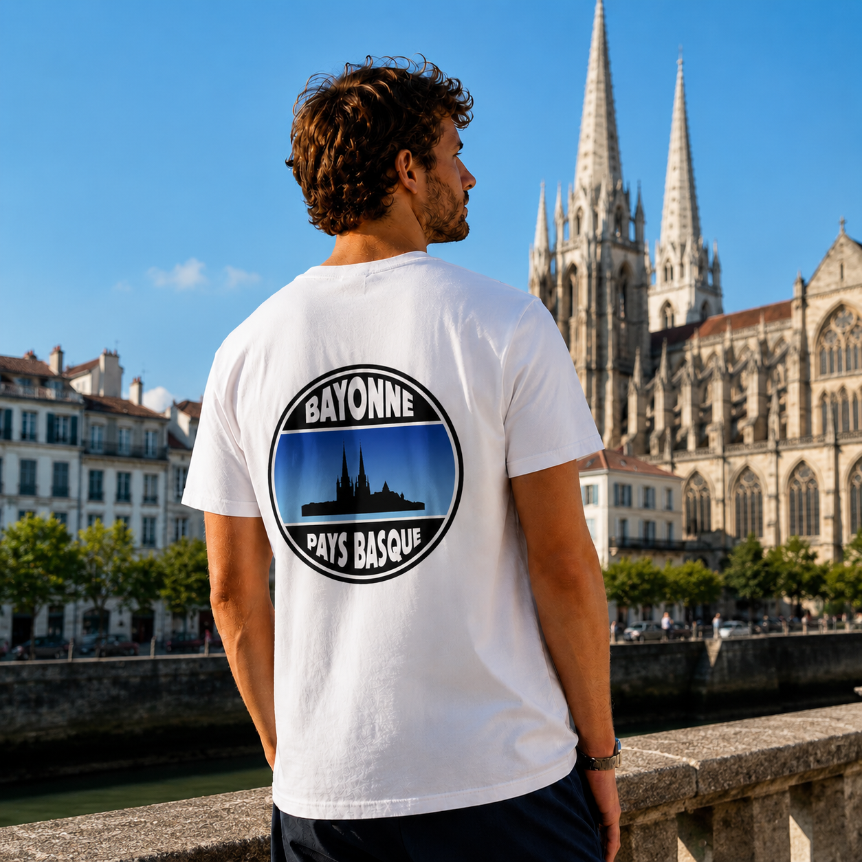 T-shirt Bayonne – Pays Basque | Collection Panneaux