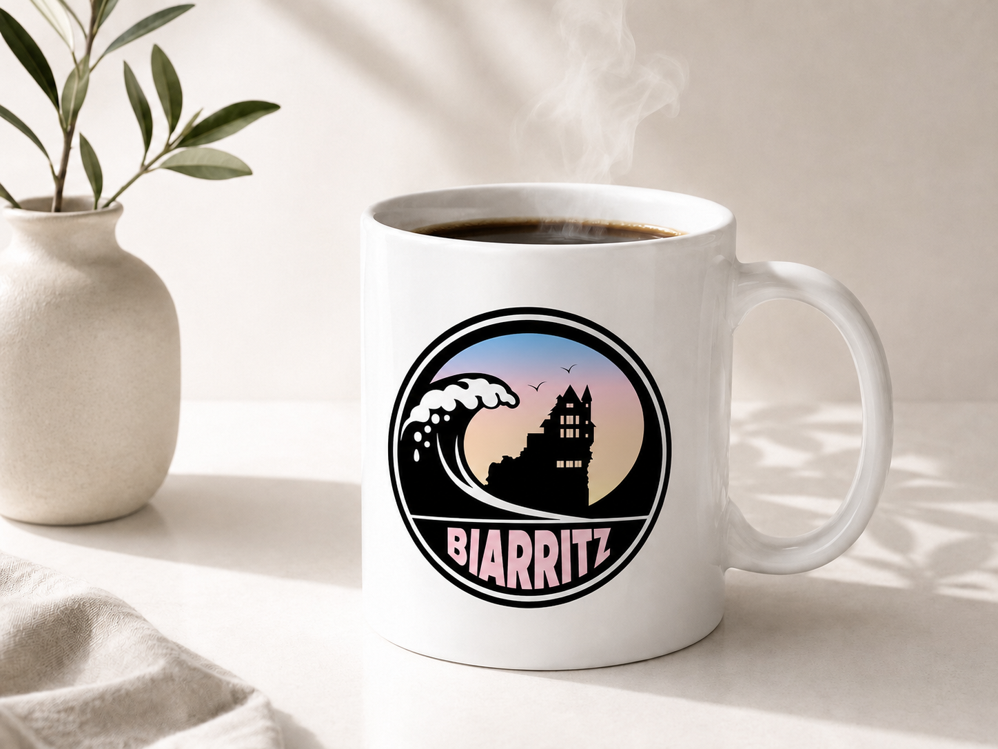 Mug Villa Belza – Biarritz | Collection Panneaux