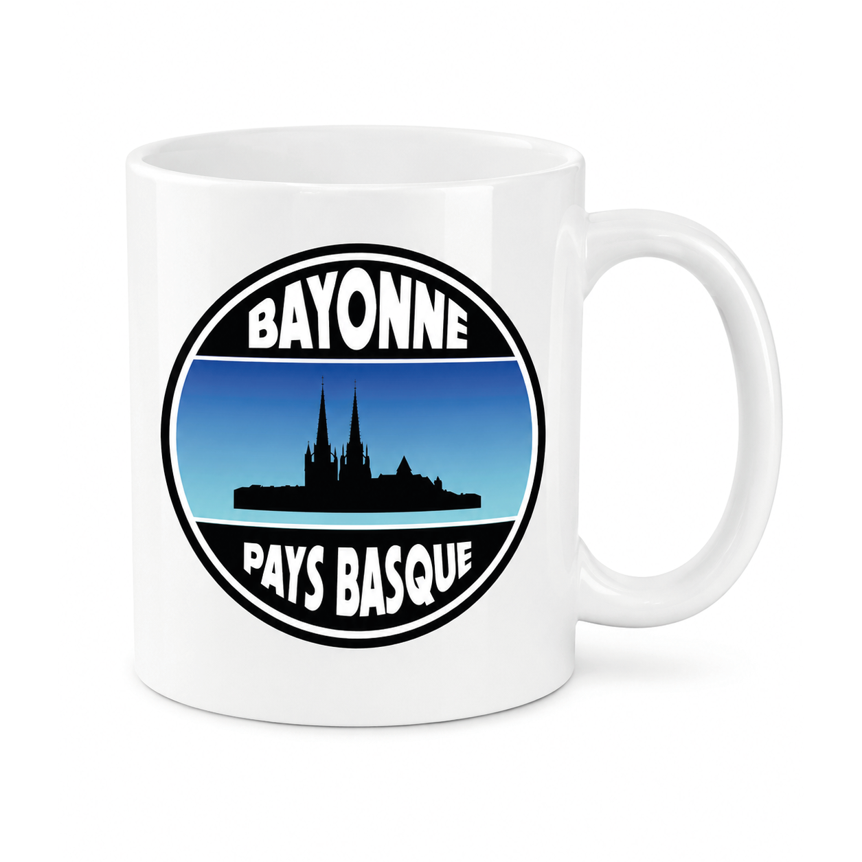 Mug Bayonne – Pays Basque | Collection Panneaux